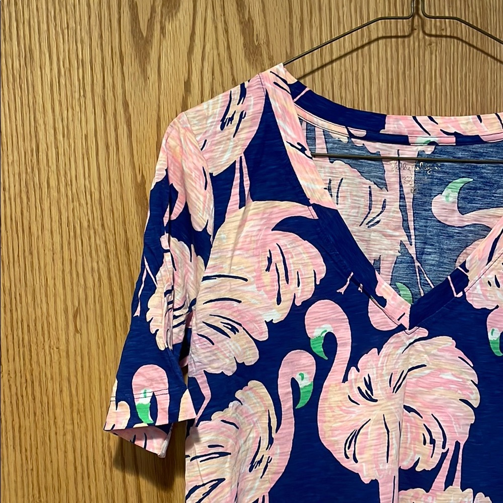 Flamingo Print Women's Top
